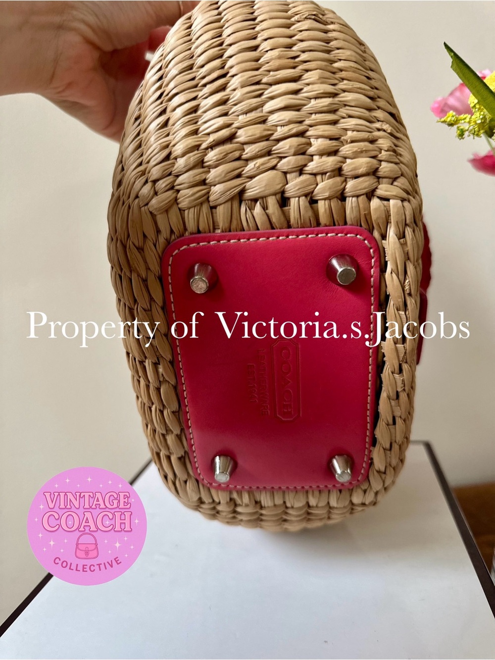 Coach butterfly basket (2/2) - Picture 6 of 11